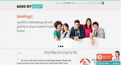 Desktop Screenshot of makemyessay.com