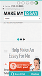 Mobile Screenshot of makemyessay.com